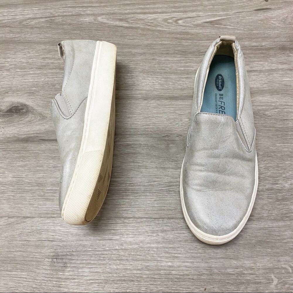 Dr. Scholl's Slip-On Sneaker Silver 7.5